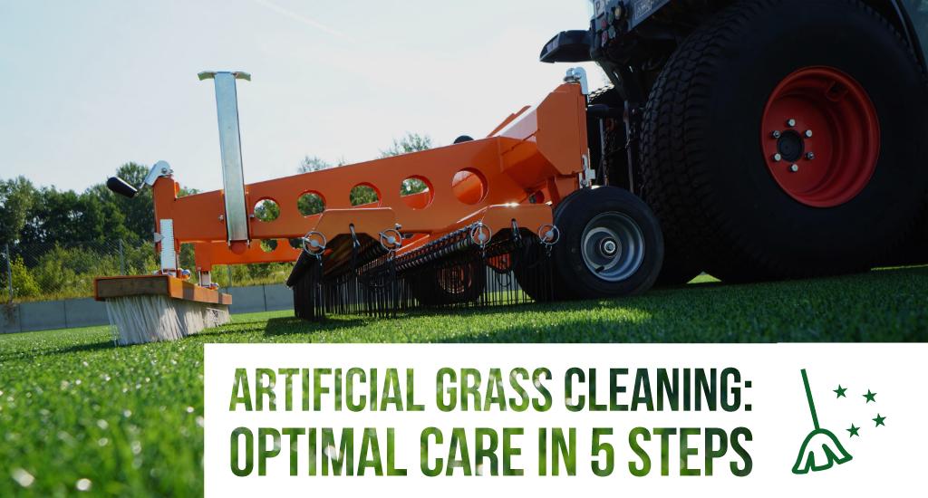 Artificial grass cleaning: Optimal care in 5 steps