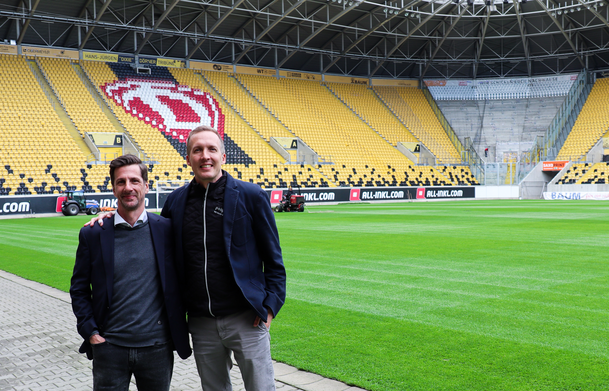 Sportstättenseminar, Sportstättenseminar des Sächsischen Fußball-Verbands in der Mannschaftskabine von SG Dynamo Dresden